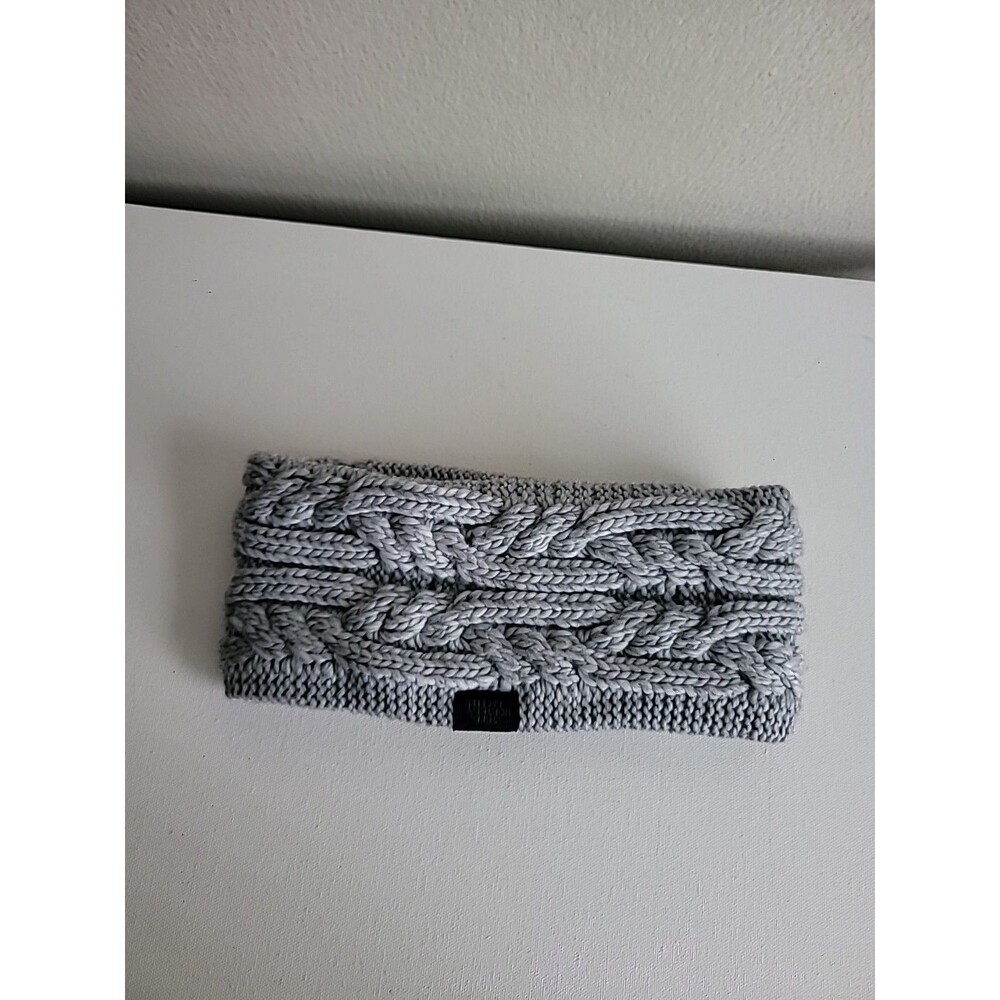 The North Face Grey Sweater Knit Headband Winter Essential Sporty
